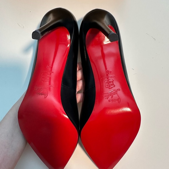 Authentic louboutin pigalle finzi Black patent heel Size 42 - Picture 2 of 6